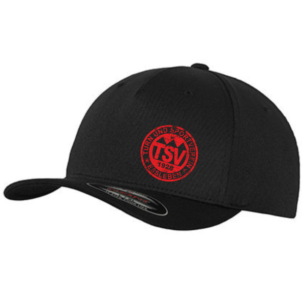 Flexfit Cap Schwarz mit Logo rechts versetzt Auswahl